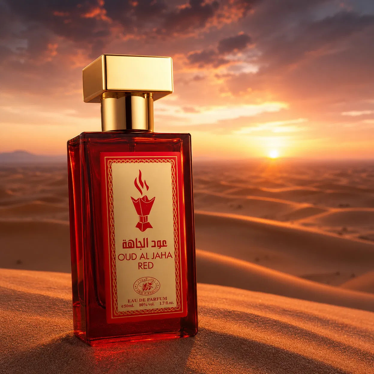 Oud Al Jaha Red – Perfume 50 ml + Attar Roll-On 6 ml