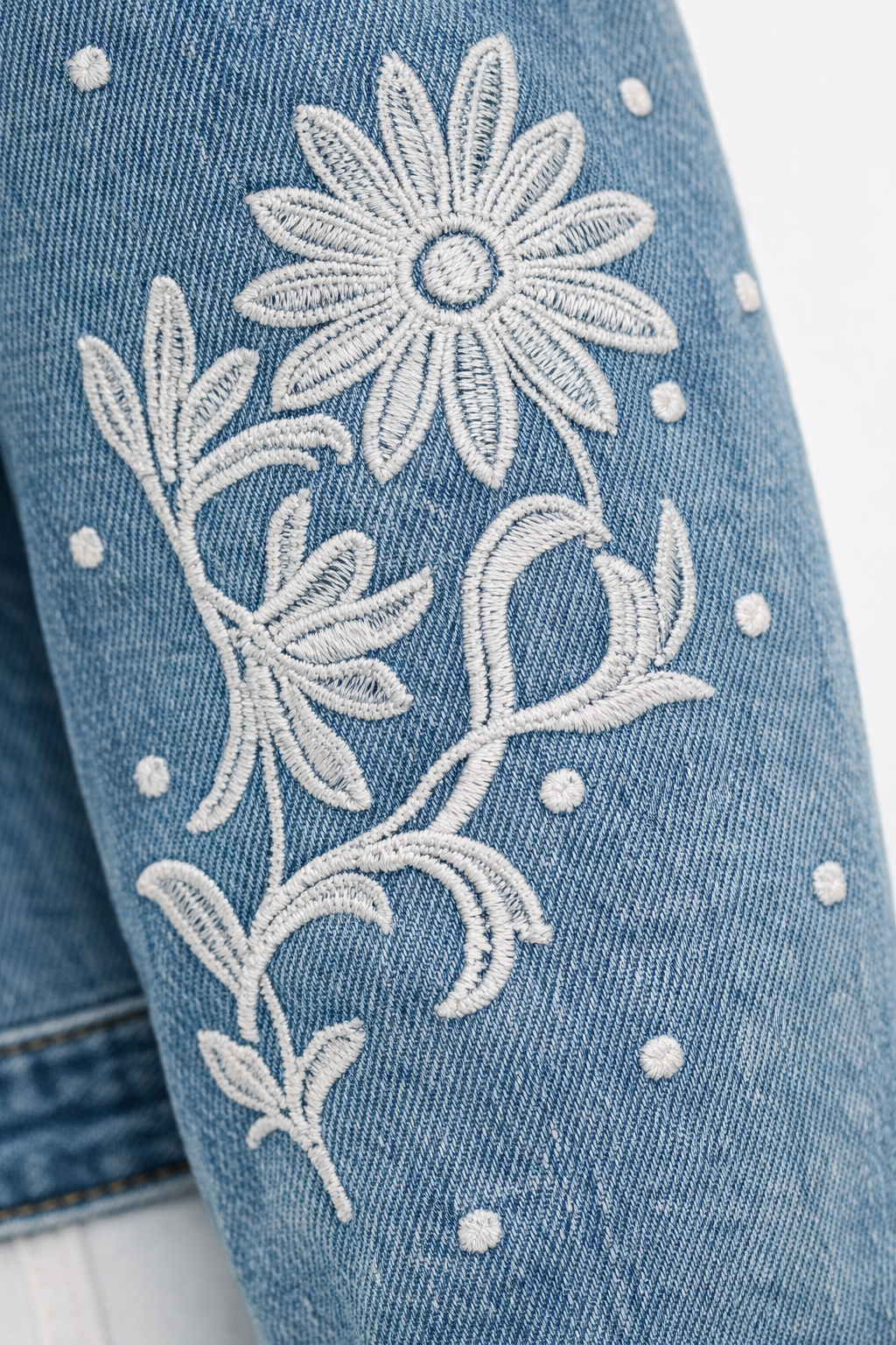 Chaqueta Denim Flor de Hilo