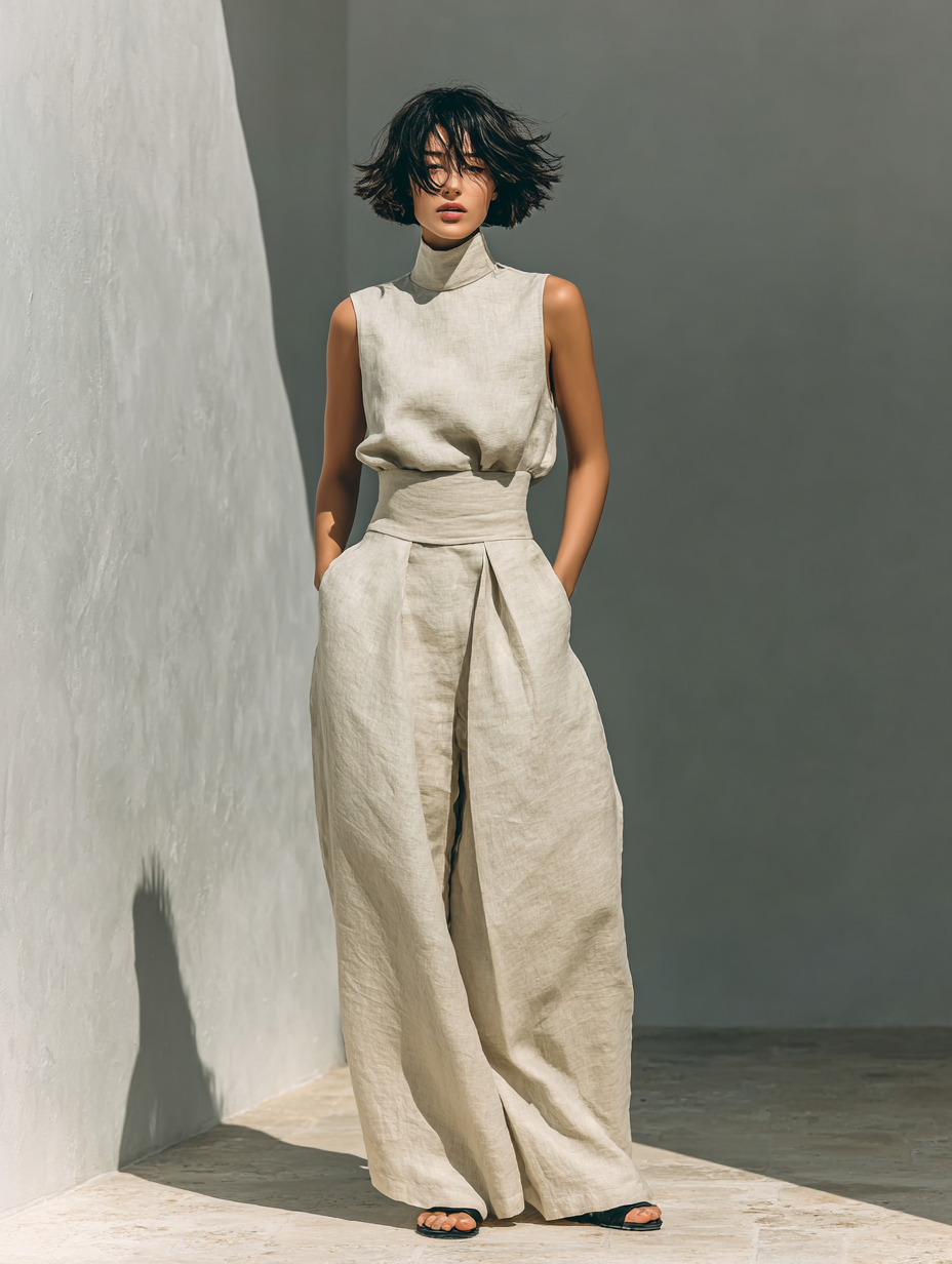 CONJUNTO MINIMAL LINO ELEGANTE
