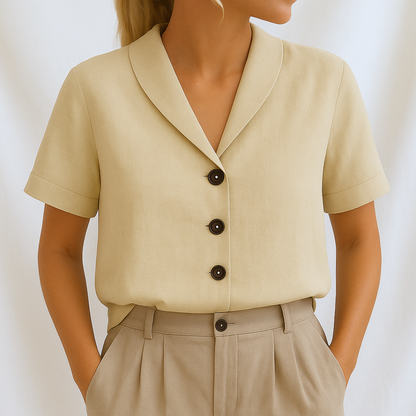 BLUSA LINEN MINIMAL