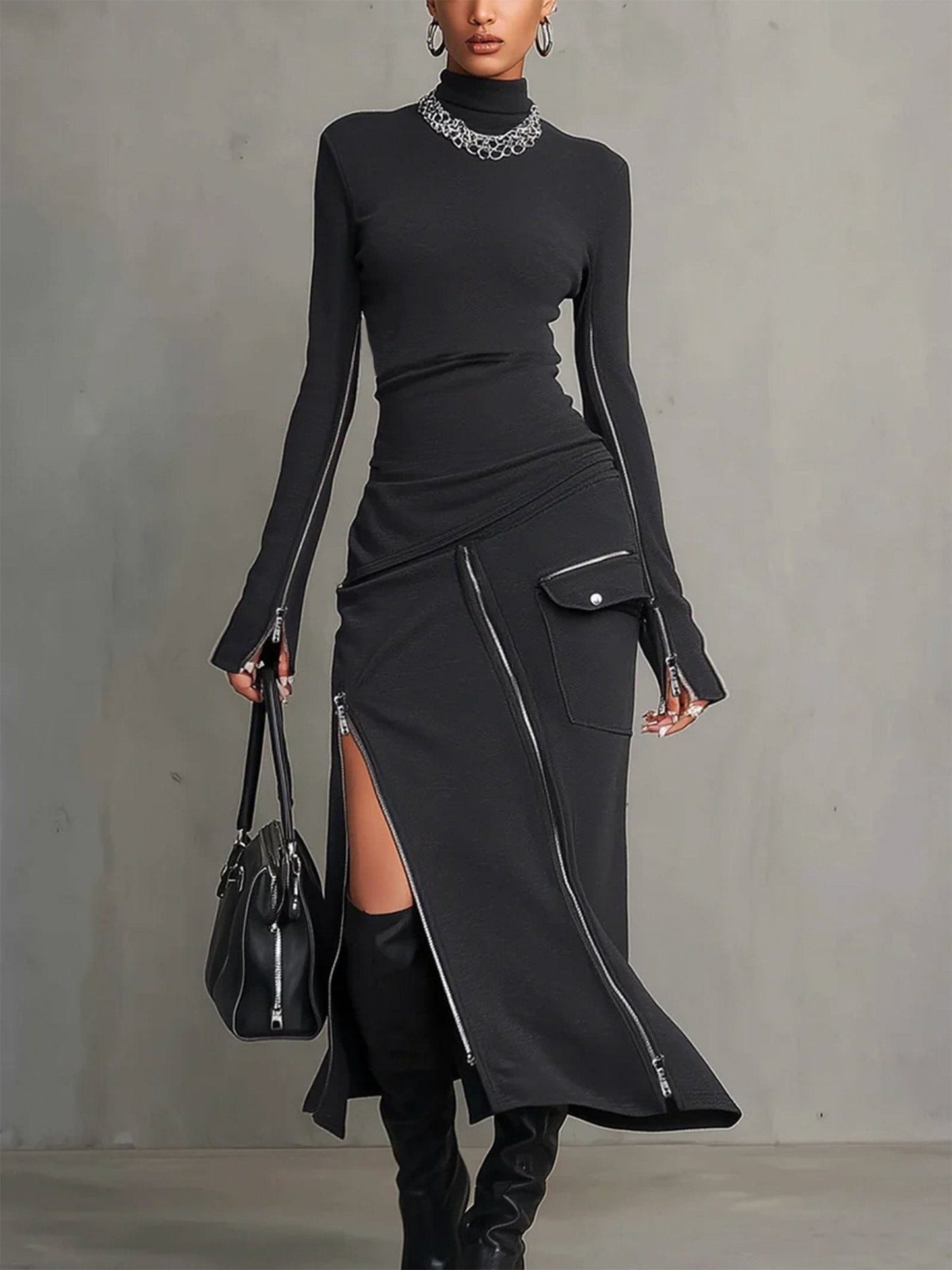 VESTIDO NOVA EDGE MAXI