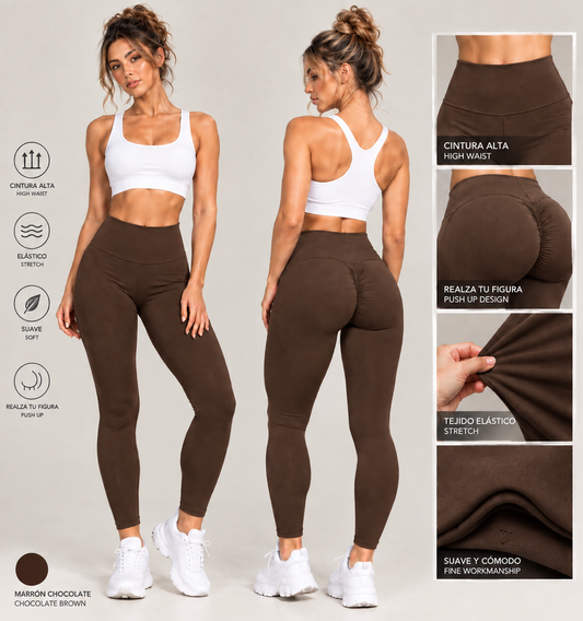 Malla Push Up Sculpt – Cintura Alta