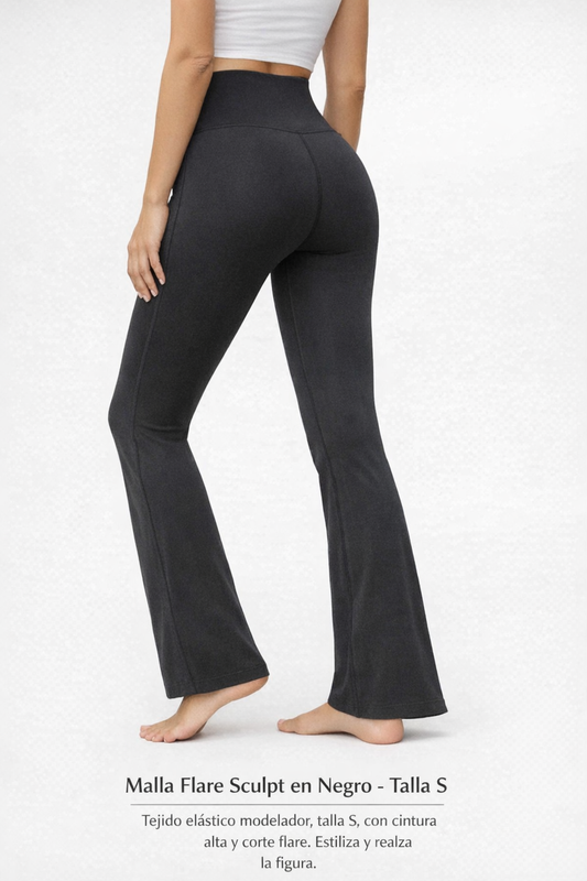 Malla Flare Sculpt en Negro – Talla S