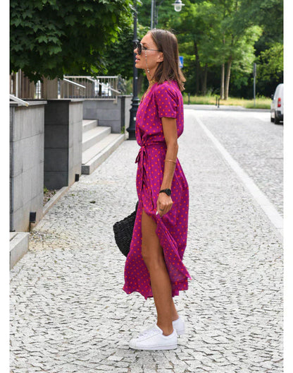 Julia | Vestido elegante con escote en V y silueta favorecedora