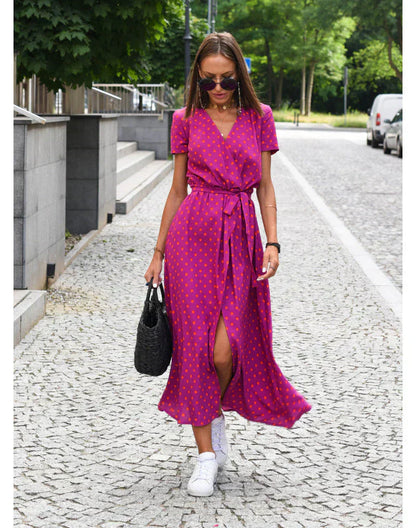 Julia | Vestido elegante con escote en V y silueta favorecedora