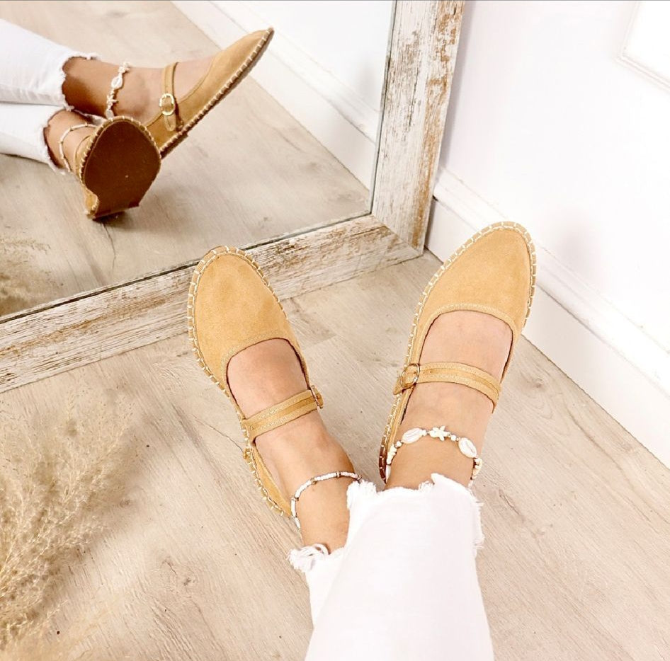 Bailarina Hebilla Camel