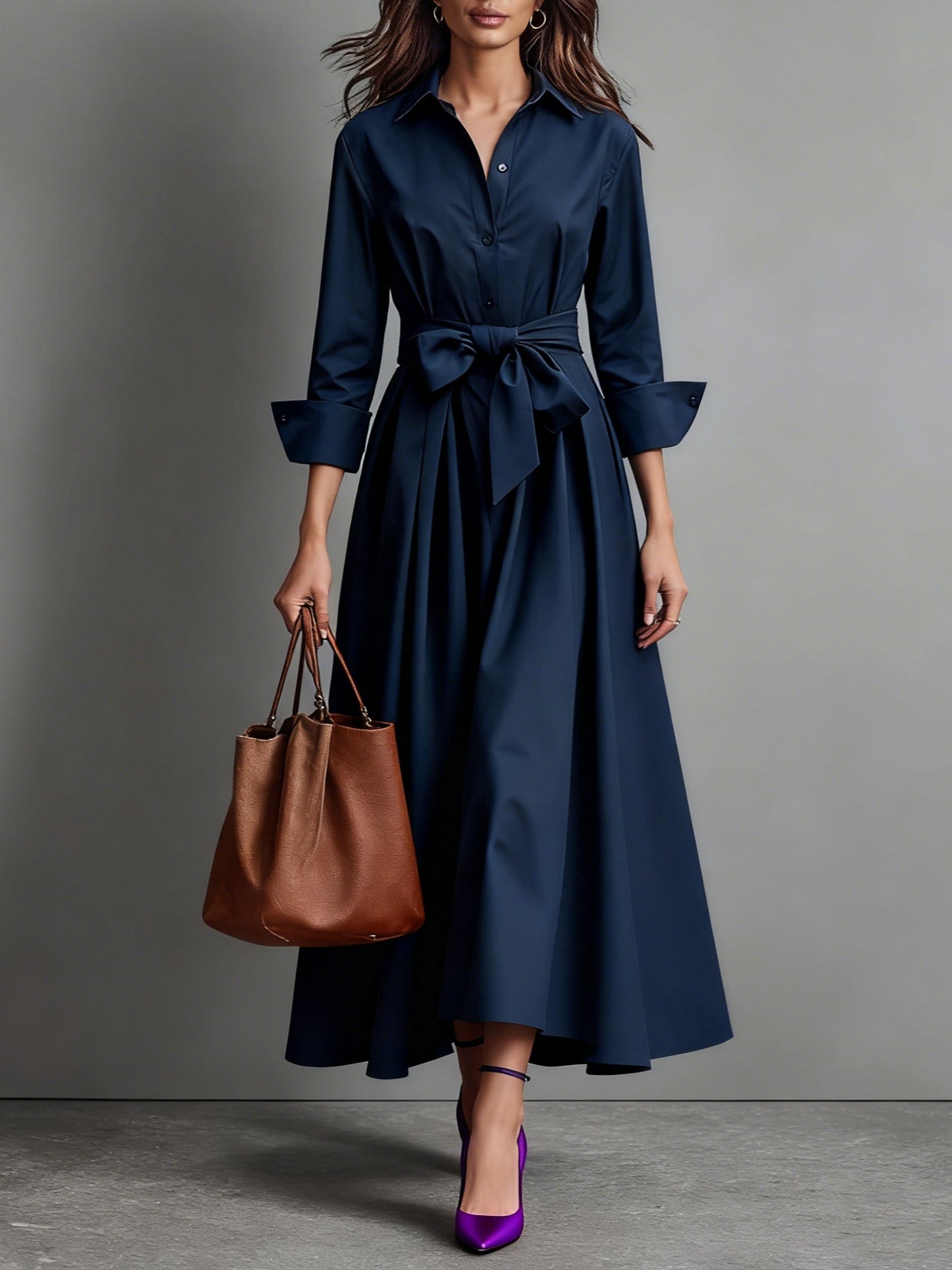 VESTIDO MAXI ELEGANCIA FLUIDA
