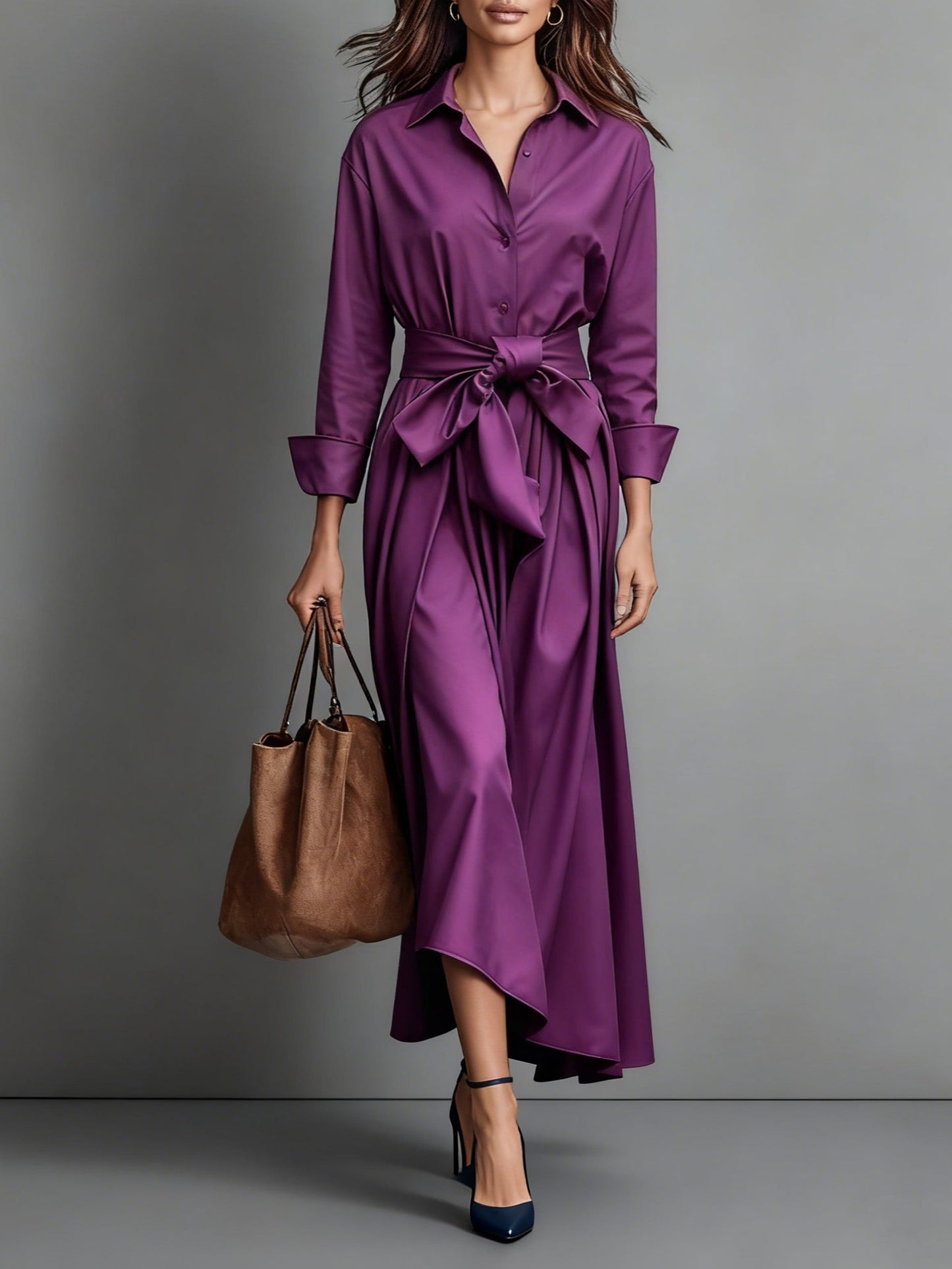 VESTIDO MAXI ELEGANCIA FLUIDA