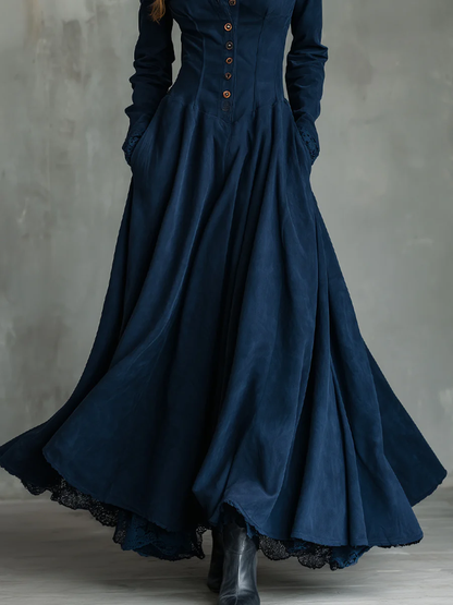 VESTIDO ASTRID NOCTURNA MAXI
