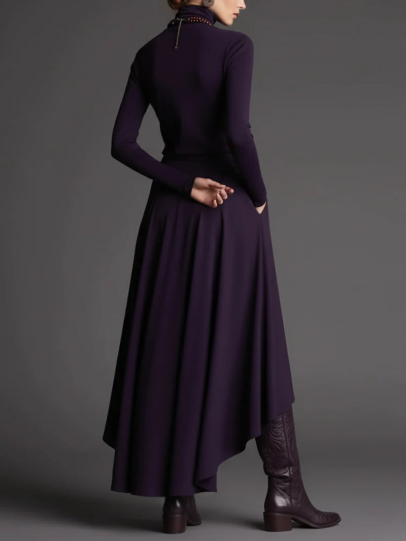VESTIDO AURORA PLUM SET
