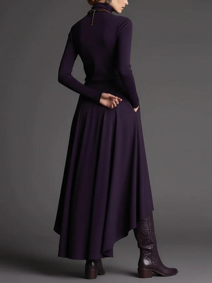 VESTIDO AURORA PLUM SET