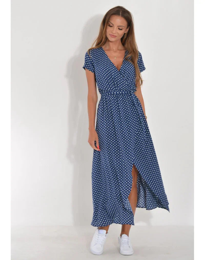 Julia | Vestido elegante con escote en V y silueta favorecedora