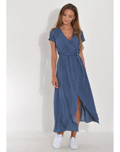 Julia | Vestido elegante con escote en V y silueta favorecedora
